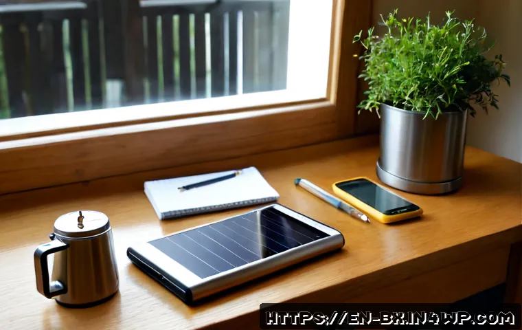 로우테크 라이프 스타일을 위한 필수 아이템 - Photorealistic low-tech lifestyle essentials arranged neatly on a warm oak kitchen table: a hand-cra...